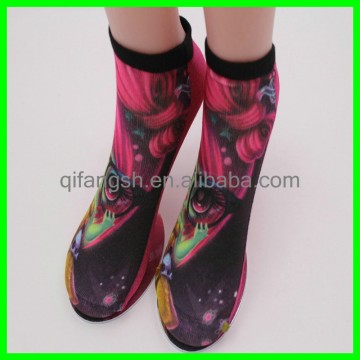 custom sublimated ankle socks