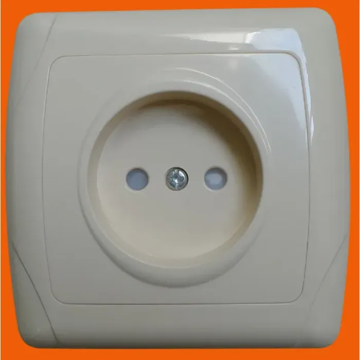 Soket Dinding Euro Putih Sederhana F3510