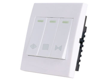 3 Gang Digital Remote Controlled Wall Switches For Curtain Control