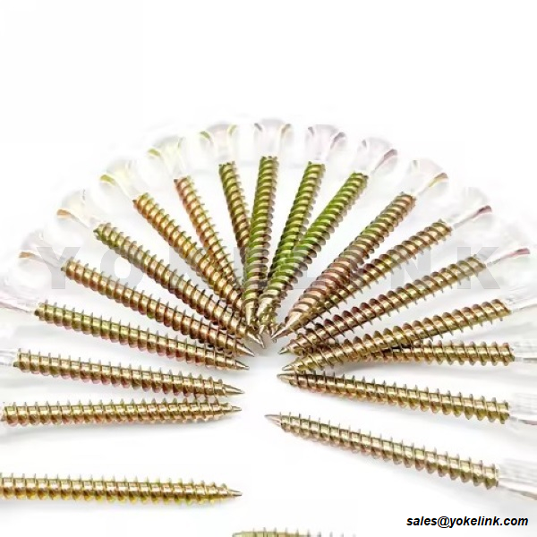 OEM testreszabott csomagolás durva menetes horgany/fekete gipszkarton csavarok forgácslap