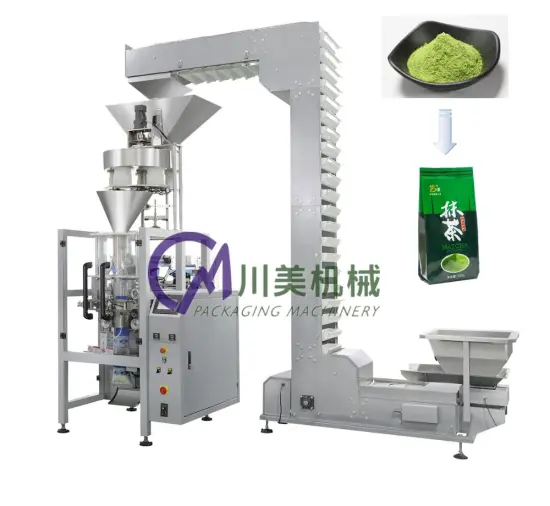 Gusseted Bags Dried Tea Powder Packing Machine