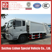 Camión compactador de basura 12m3 Dongfeng rechazo transporte