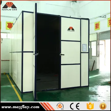 China Leading Tumblast Blast Cleaning Machine / Sand Blasting Room