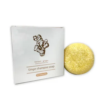 Ginger plant shampoo soap