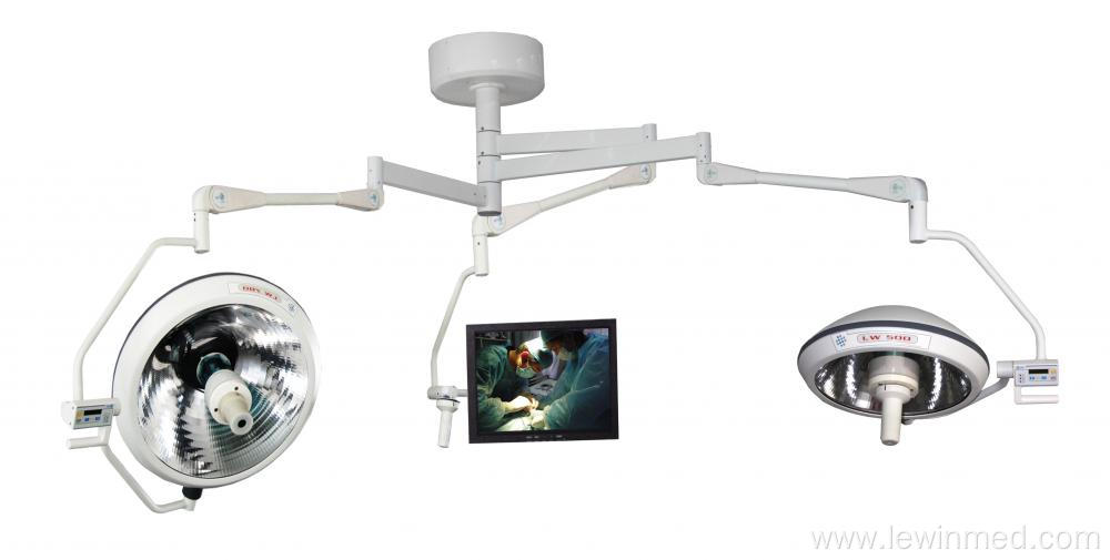 Hospital device halogen light with HD camera system