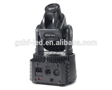 15w Mini Gobo Spot led rgb dmx Moving Head Lighting for KTV / Stage