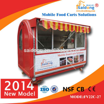 cheap mobile hot dog cart,crepe food cart for sale