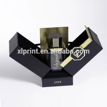 2017 New design sliding drawer box glossy paper drawer box for cosmetic packaging