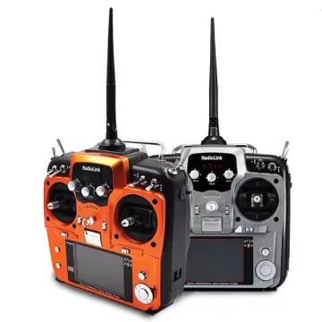 RadioLink AT10 II 2.4Ghz 12CH RC Transmitter with R12DS Receiver PRM-01 Voltage Return Module Battery for RC Quadcopter