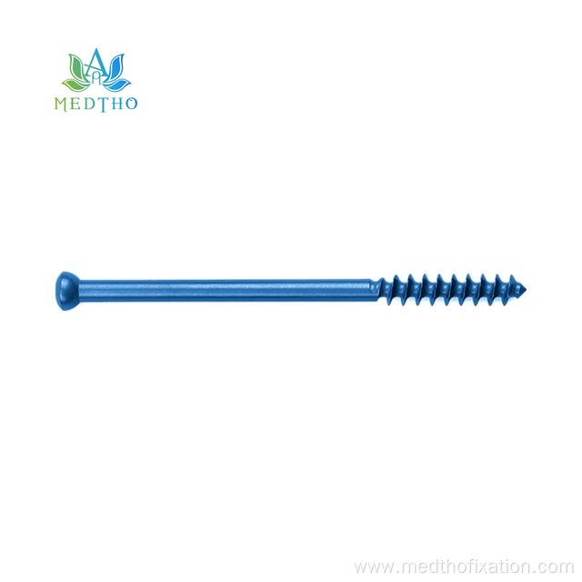 partially threaded cancellous screw