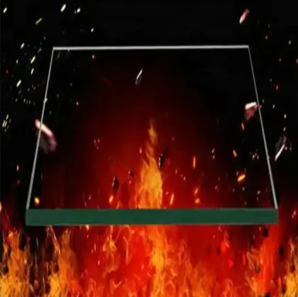Fireproof glass anti fire glass