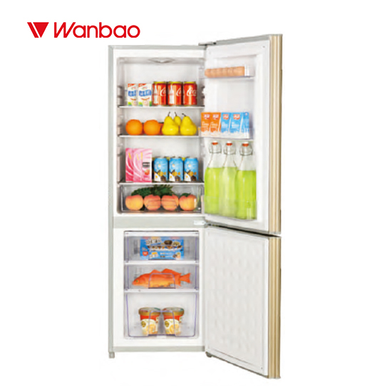 Свежий двухдверный холодильник с быстрым замком 155 л.
