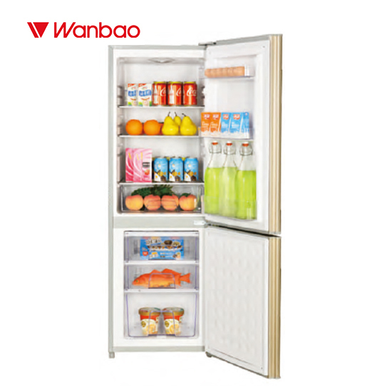155L quick-lock fresh double-door refrigerator
