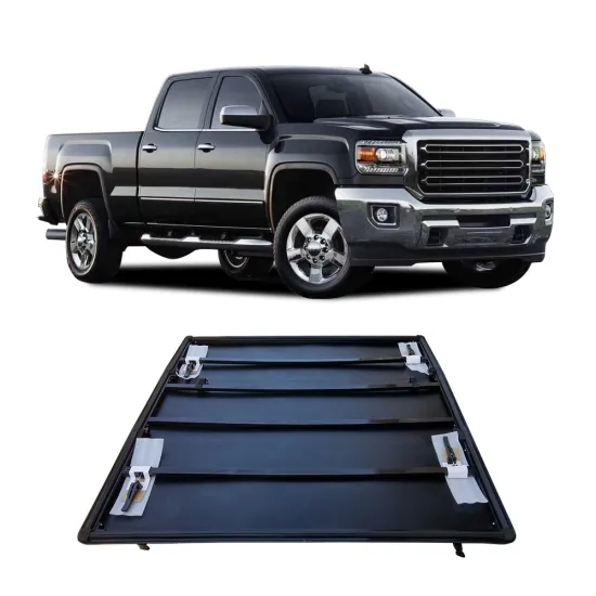 Custom High Quality Folding Waterproof Soft Tri-Fold 6.5ft Tonneau Truck Bed Cover for Chevy Silverado