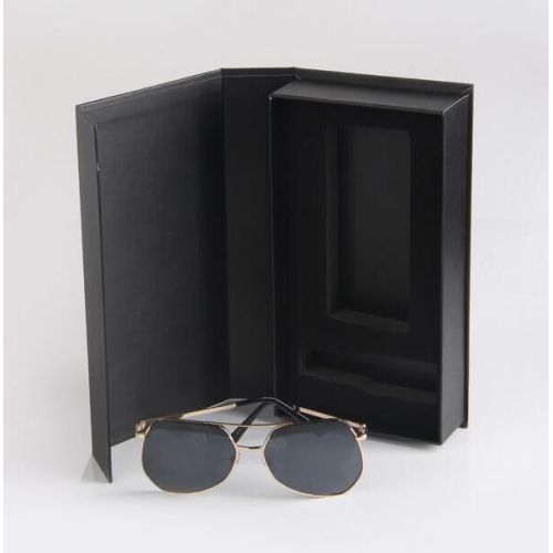 Cutie de cadouri Matt Black Black Magnetic Eyewear