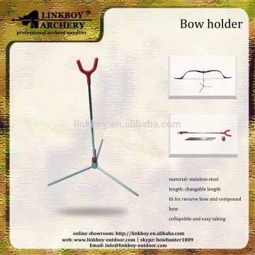 New product stainless steel bow holder for archery compound bow