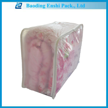 clear parsimonious plastic quilt bag