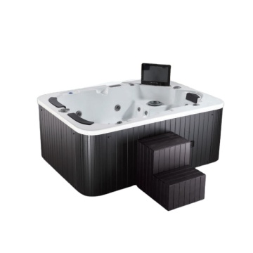 Outdoor Whirlpool Massage Hot Tubs: 2-5 Person Luxury Freestanding Spa Tubs