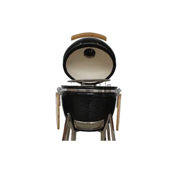 Big Black Egg BBQ Grill Ceramic Charcoal Kamado