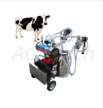 Double Bucket Portable Milking Machine with Dual Engines