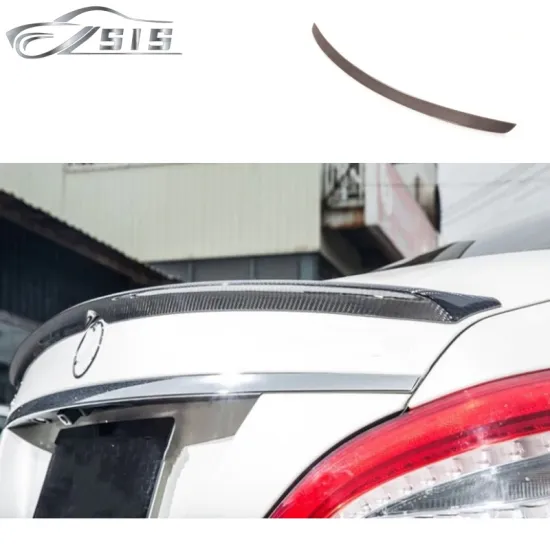 W218 Rear Spoiler - Carbon Fiber Boot Lip Trunk Spoiler for CLS Class W218 2011-2015 CLS63