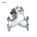 Válvula de agua duradera DN100 en acero inoxidable