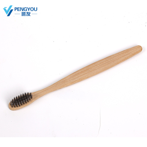 New Design Bamboo Toothbrush with charcoal toothbrush hair