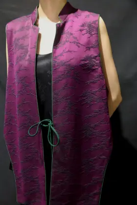 plum waistcoat