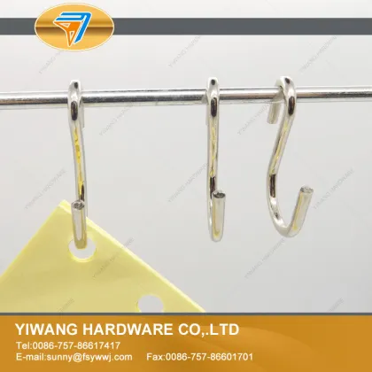 10 years manufacturer high quality wholesale metal s hook for goods