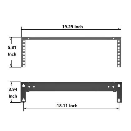 3U Folding Wall Mount Server Rack for AV