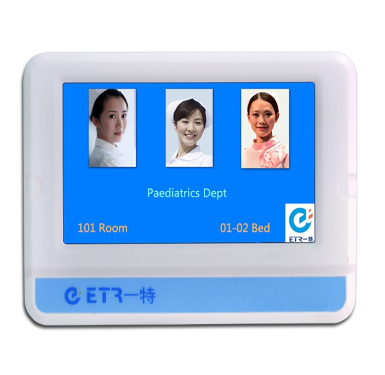 System przycisków wezwania pielęgniarki szpitalnej do komunikacji z pacjentem