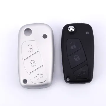 3 Buttons Silicone Car Key Cover For Fiat