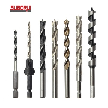 SUBORUI HSS Brad Point Woodworking Drill Bits