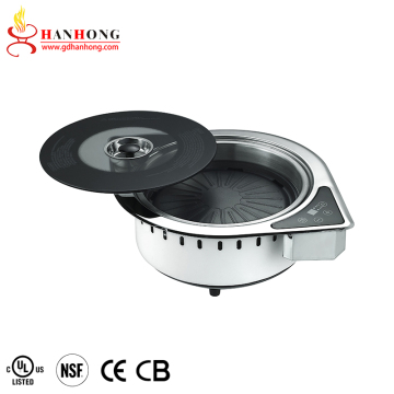Commercial Indoor Infrared Japanese Korean Built-in Electric Induction Teppanyaki Grill for Restaurants
