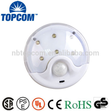 6 Capteur de mouvement de lumière de nuit sans fil LED LED