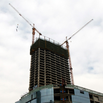 IHURMO China Tower Crane Manufacturer: Self-Raising QTZ80 5613 6T Hammerhead Tower Crane for Sale
