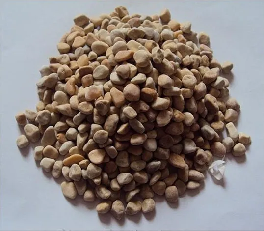 Free sample natural black yellow white pebble stone vietnam