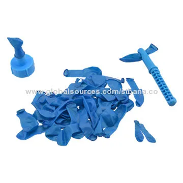 Water polo with wire twister