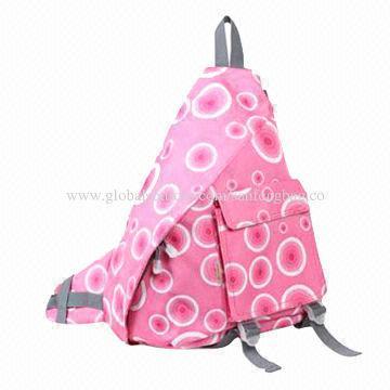 Allover Printed Cross Backpack, Made of 600D Material with 19*15*6-inch Size