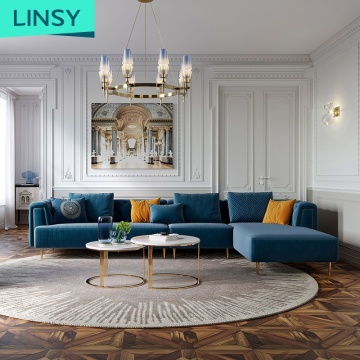 Linsy Top Grade Chesterfield Style Settee Furniture Upholstery Fabric for Moroccan Salon Sofa RBC1K