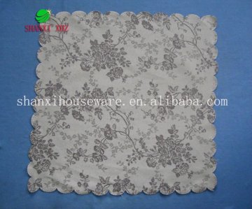Poetry jacquard table cloth