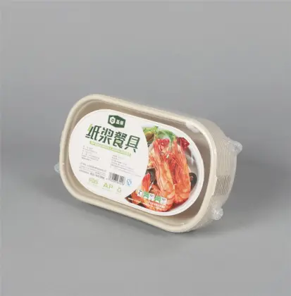 Biodegradable meal box takeaway bagasse pulp lunch box eco friendly disposable salad box