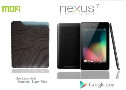 Stylish Google Nexus 7customized Protective Laptop Protective Case With Super Fiber