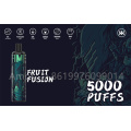 Energía 5000 Puff Vape desechable 5% 12 sabores