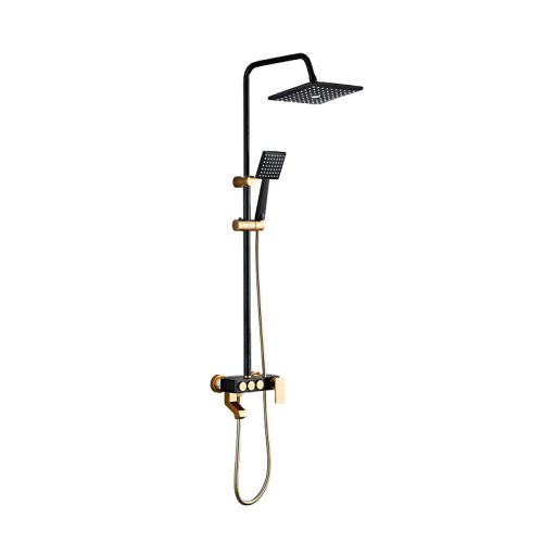 New Exposed Gold Shower Set for Easy Installation