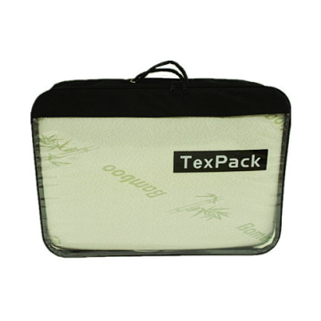 PVC non woven blanket bedding package side gusset bags