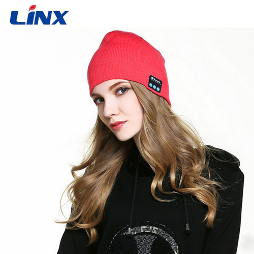 Bluetooth Soft Material Acrylic Knitted Beanie Hat Headphone