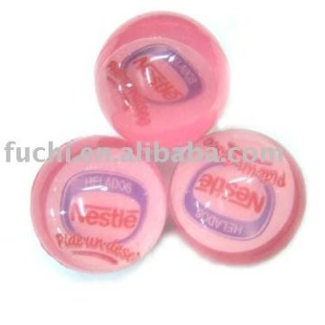Bouncing ball with paper card inside