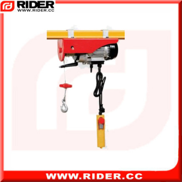 300kg Electric Wire Rope Hoist Portable Electric Hoist Block