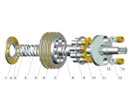 NABTESCO GM05VL/GM06VL Pump Parts for Bobcat 337 and CASE CS05A